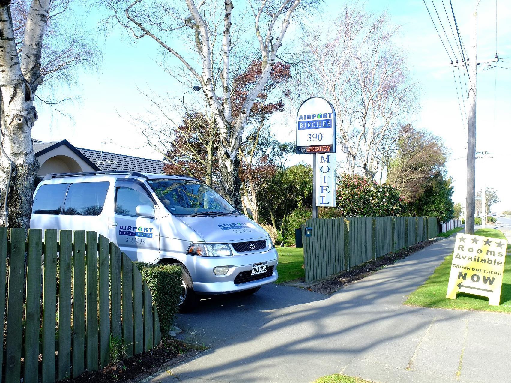Airport Birches Motel Christchurch Exterior photo